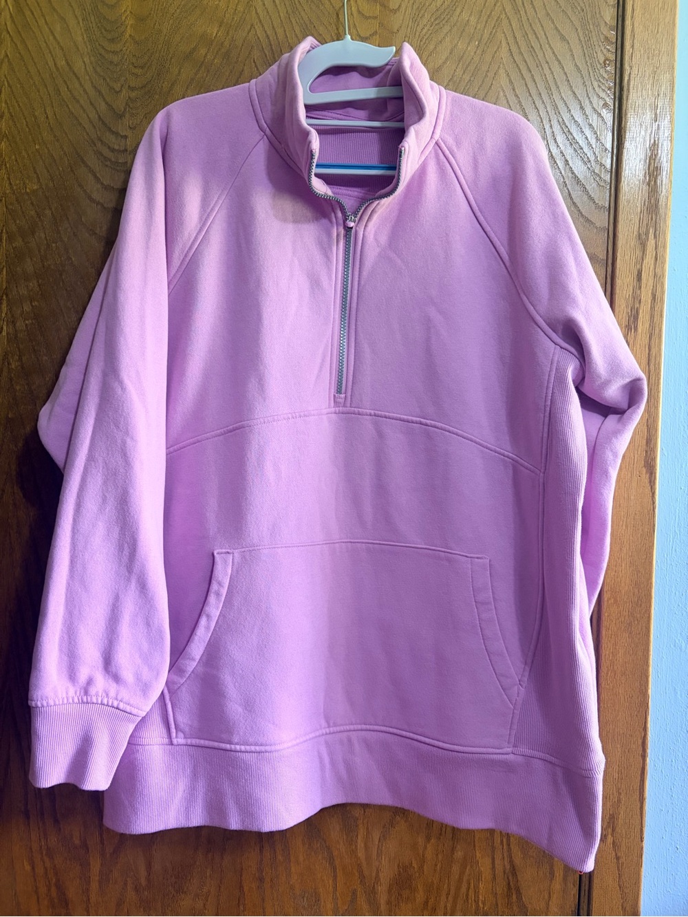 Tek Gear XXL Ultrasoft Fleece half zip pink
